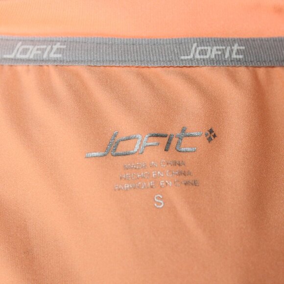 Women's Jofit Women's Orange Short Sleeve V-Neck Golf Top W/Pocket Size Small - Picture 8 of 9